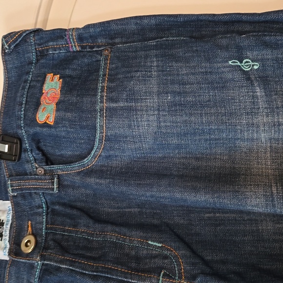 Songs of Freedom Skeleton Men's Jeans 38 x 30 Embroidered - Picture 5 of 5